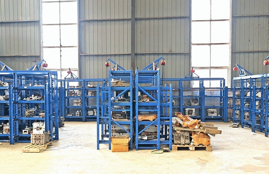 Industrial factory interior showing mold area