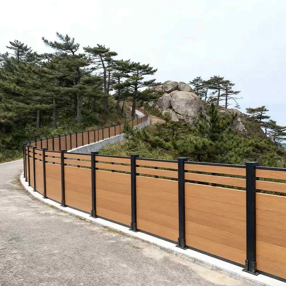 Vista Composite Screening — Composite Screening along winding path