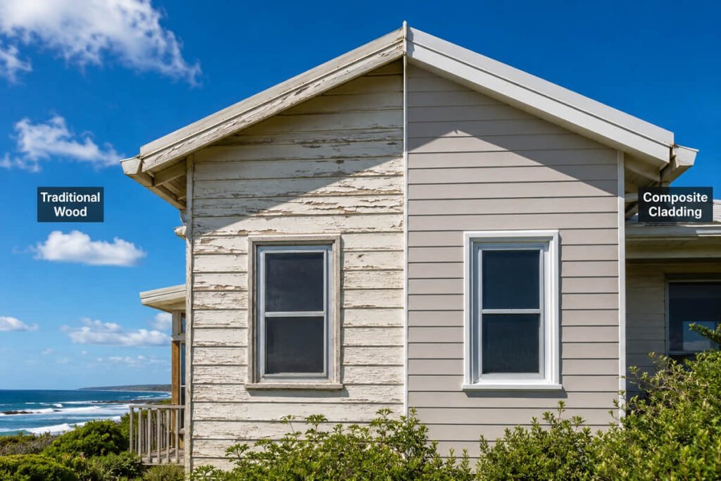 Composite Cladding vs Weatherboard: Which Is Right for Your Build? 2 composite cladding vs weatherboard 03