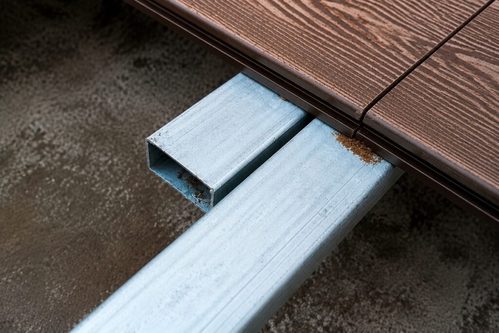 8 Common Composite Decking Installation Mistakes to Avoid 6 composite decking aluminium joist hidden clip connection