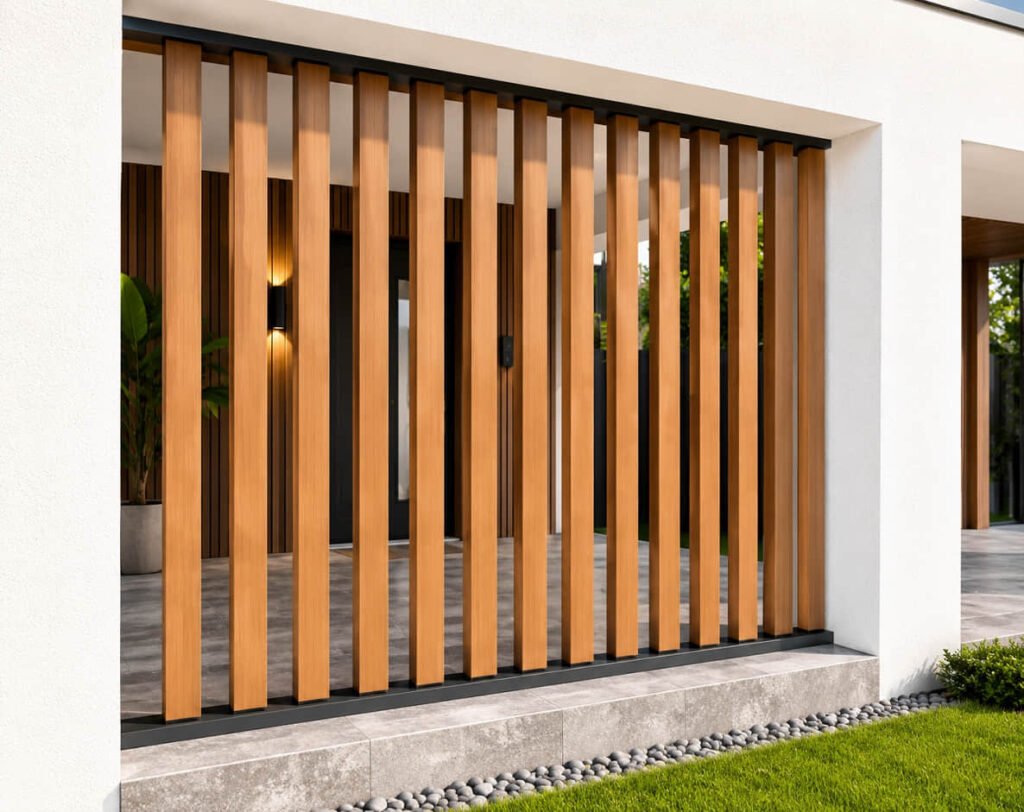 composite screening slat screen modern facade