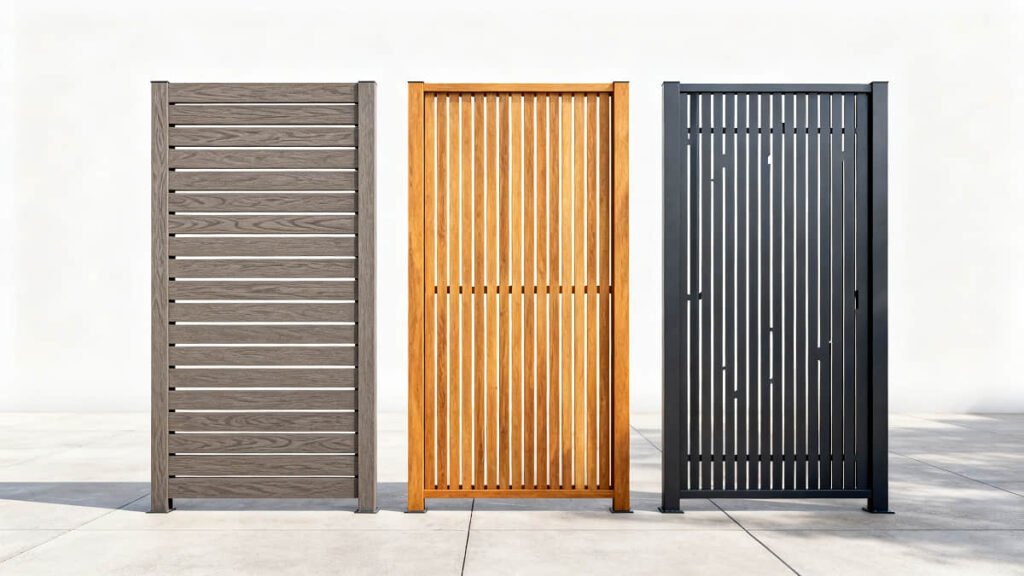 10 Outdoor Privacy Screen Ideas for Australian Backyard 1 composite timber aluminium privacy screen panel options australia