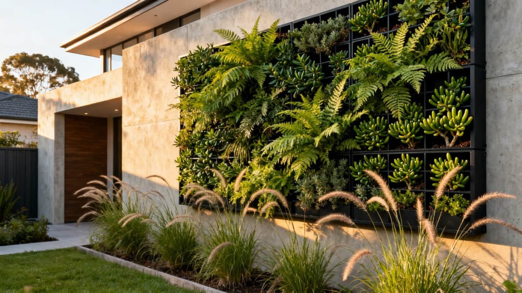 10 Outdoor Privacy Screen Ideas for Australian Backyard 7 vertical garden living wall modern home australia