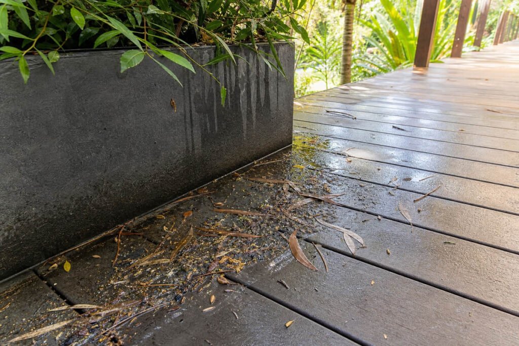 causes of mould on composite decking