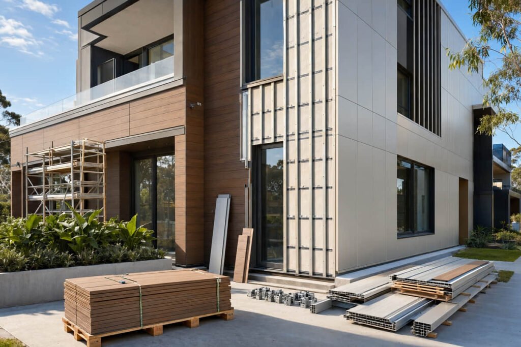 Composite Cladding vs Aluminium Cladding: Which Is Best? 3 composite cladding vs aluminium cladding building project