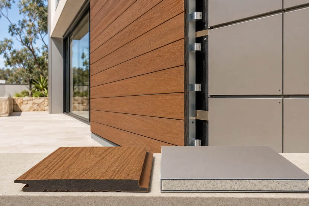 Composite Cladding vs Aluminium Cladding: Which Is Best? 1 composite cladding vs aluminium cladding panel profile comparison