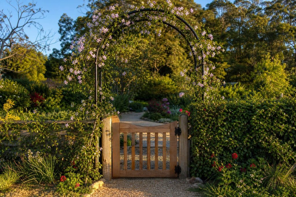 garden gate climbing arch