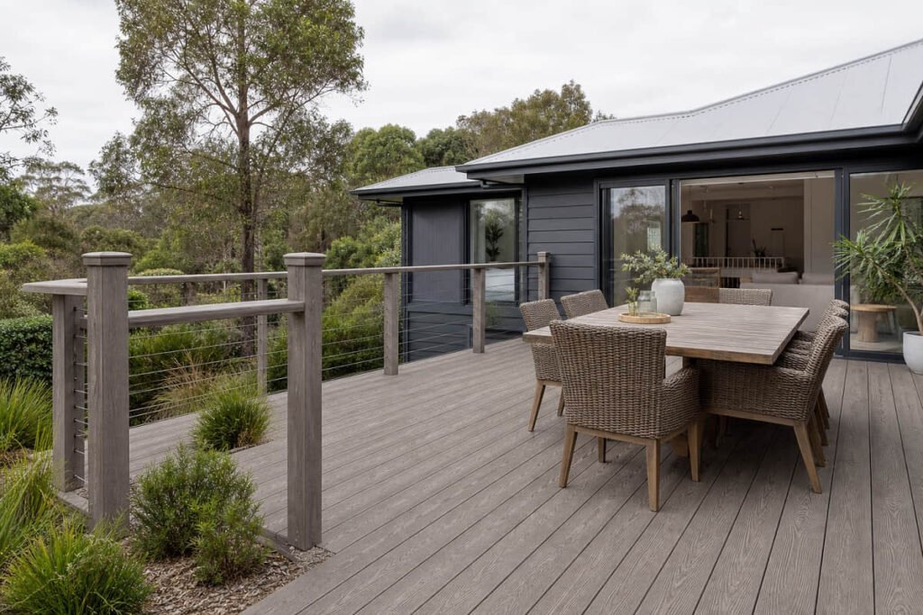 matching composite deck and railing