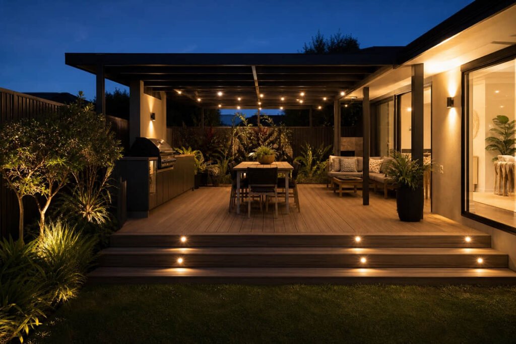 15 Patio Ideas for Outdoor Spaces 9 patio lighting ideas at night