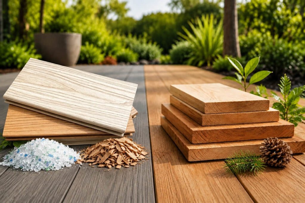 recycled composite vs natural timber sustainable building materials