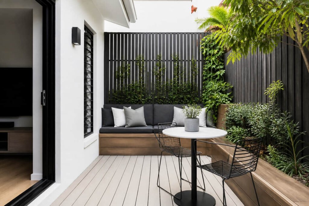 15 Patio Ideas for Outdoor Spaces 10 small patio ideas light decking