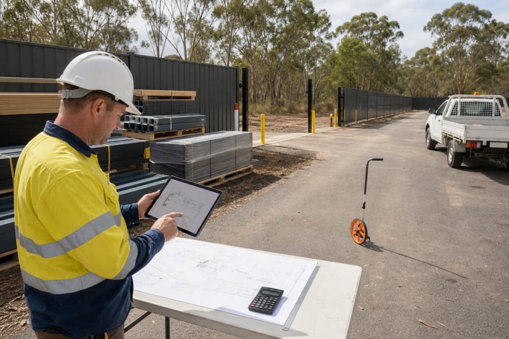 bulk fencing material order calculation