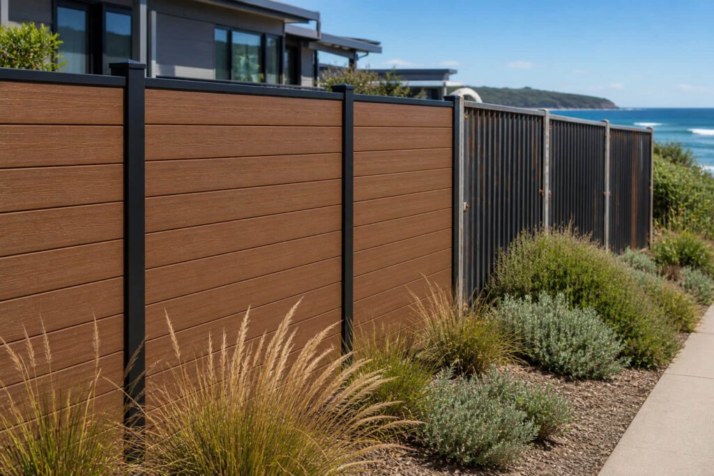 Composite Fence vs Metal Fence: Which Suits Your Next Project? 3 coastal fence durability comparison australia