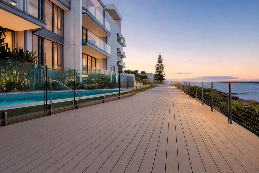 Best Decking for Coastal Areas in Australia 5 commercial coastal composite decking compliance australia