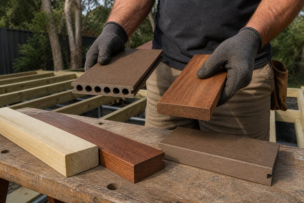 composite vs timber deck board weight