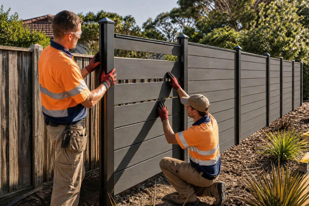 fast composite fence installation australia
