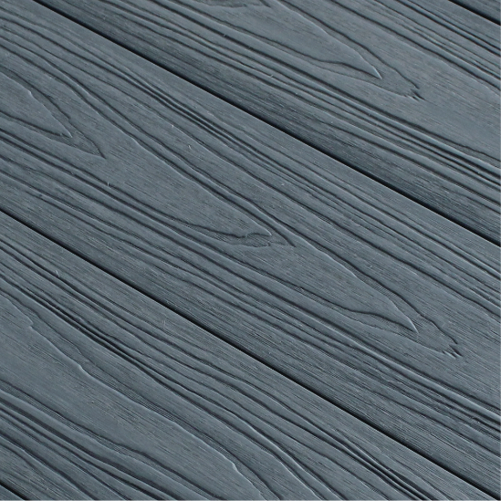 Composite WPC decking slate-grey textured boards