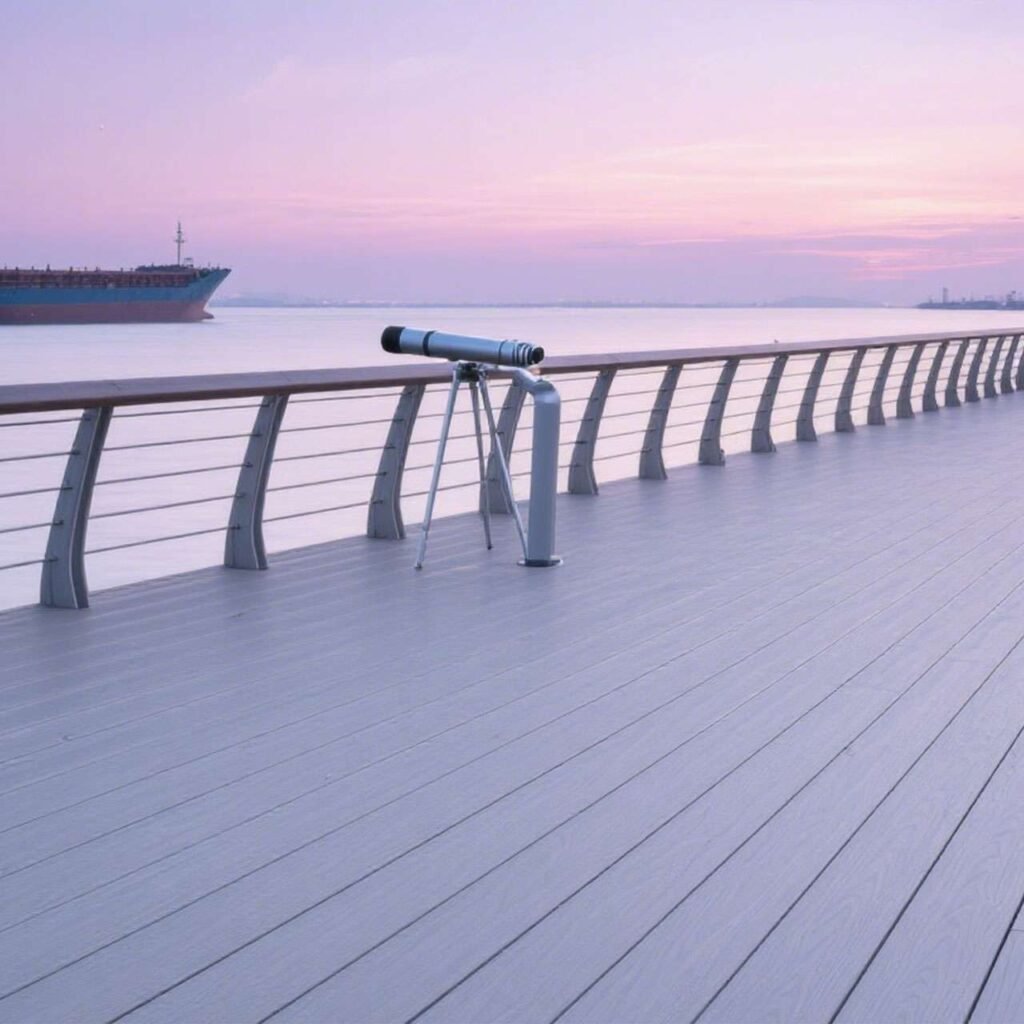 Renew composite decking — waterfront promenade installation