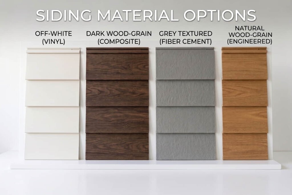 composite siding compare other siding materials