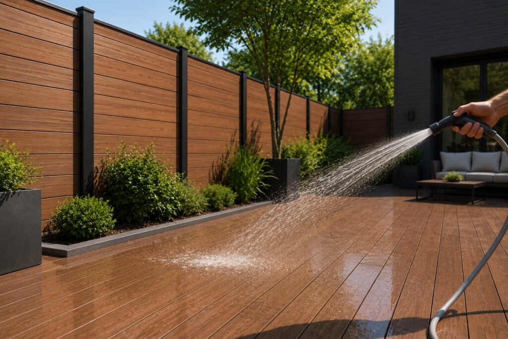 Composite Building Materials: Decking, Siding & Fencing — A Trade Professional's Guide 8 composite decking easy cleaning maintenance
