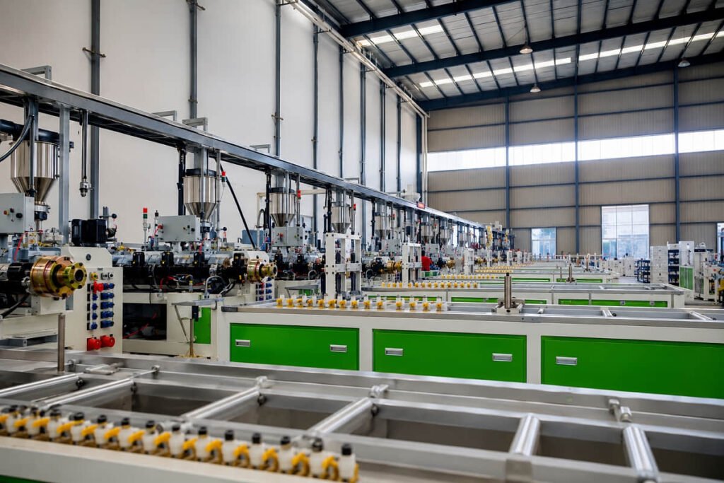 Composite Decking Suppliers: How to Vet a Factory-Direct Manufacturer 1 composite decking factory extrusion lines large scale manufacturing capacity