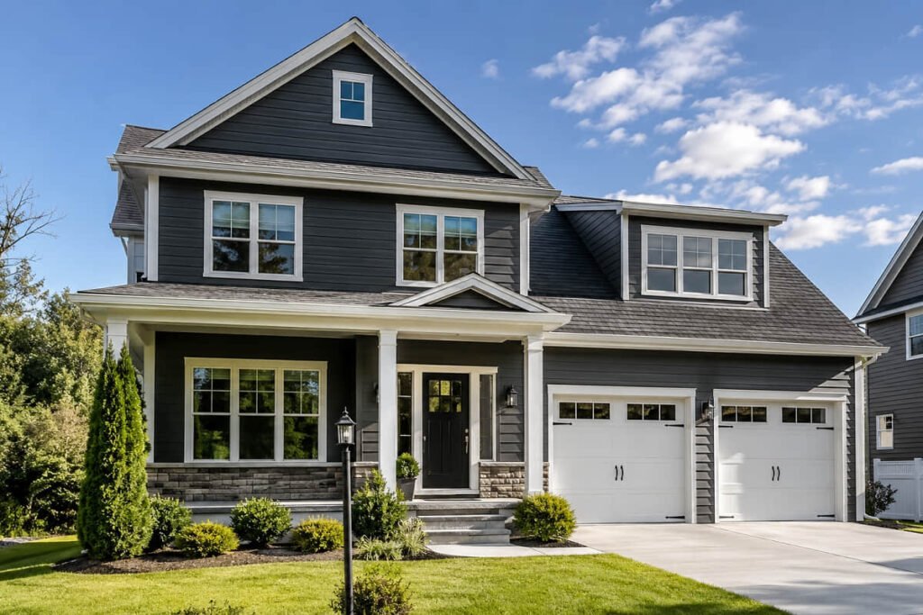 Composite Building Materials: Decking, Siding & Fencing — A Trade Professional's Guide 4 composite siding craftsman home exterior