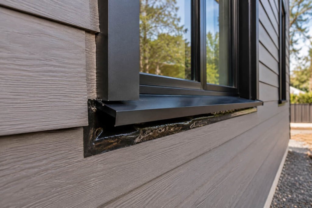 composite siding installation window flashing detail