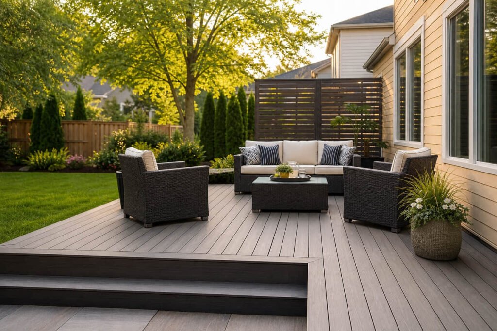 How Long Does Composite Decking Last? Lifespan, Factors, and Maintenance 1 long lasting composite decking patio ideas