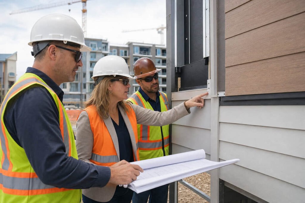 Composite Siding vs Fiber Cement: Cost & Install Guide 7 siding selection multifamily wall mockup