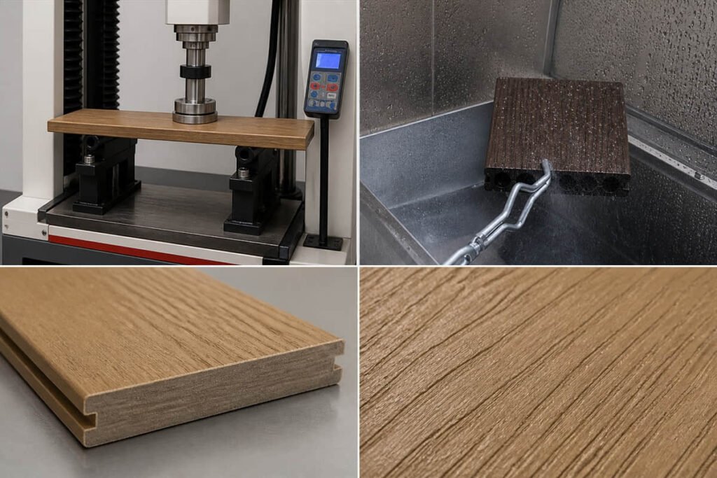 co extruded composite board quality testing