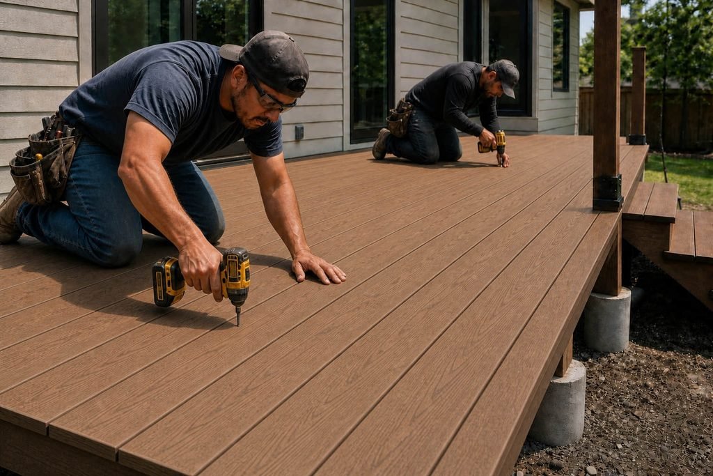 Composite Decking Prices: 7 Cost Factors Behind Every Quote 5 composite deck installation labor cost factors