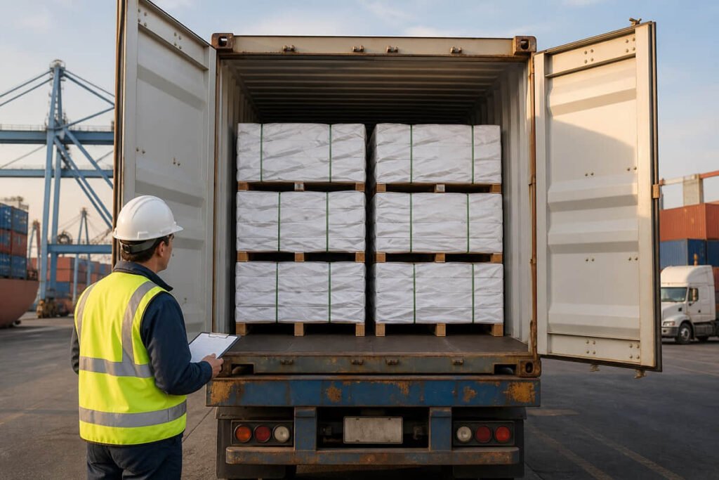 composite material container shipping lead time