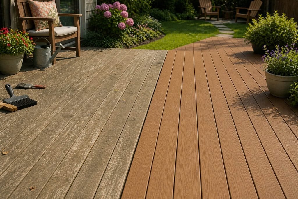 Composite Decking Prices: 7 Cost Factors Behind Every Quote 6 composite vs wood deck long term cost