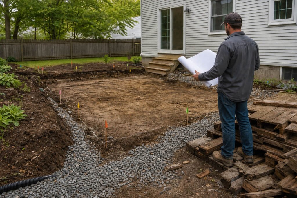 deck permit site preparation expenses
