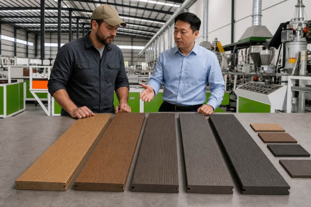 factory direct custom composite decking options
