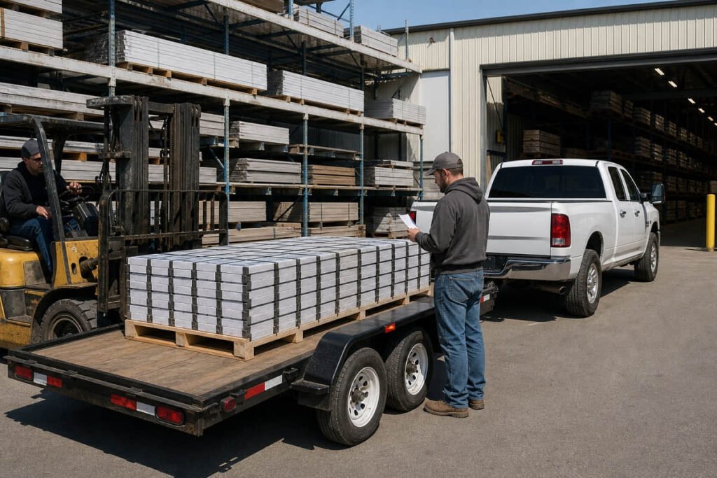 local composite decking distributor pickup