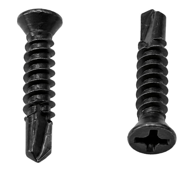 self drilling screws black